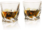 Whiskey Stones Gift Set, 2 Twisted Glasses-3