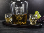 Skull King Skeleton Wine & Whiskey Globe Decanter Set 750 mL