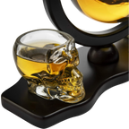 Skull Decanter Set With 2 Skull Shot Glasses-1