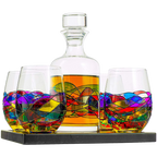 Artisanal Hand Painted Glassware Gift-1