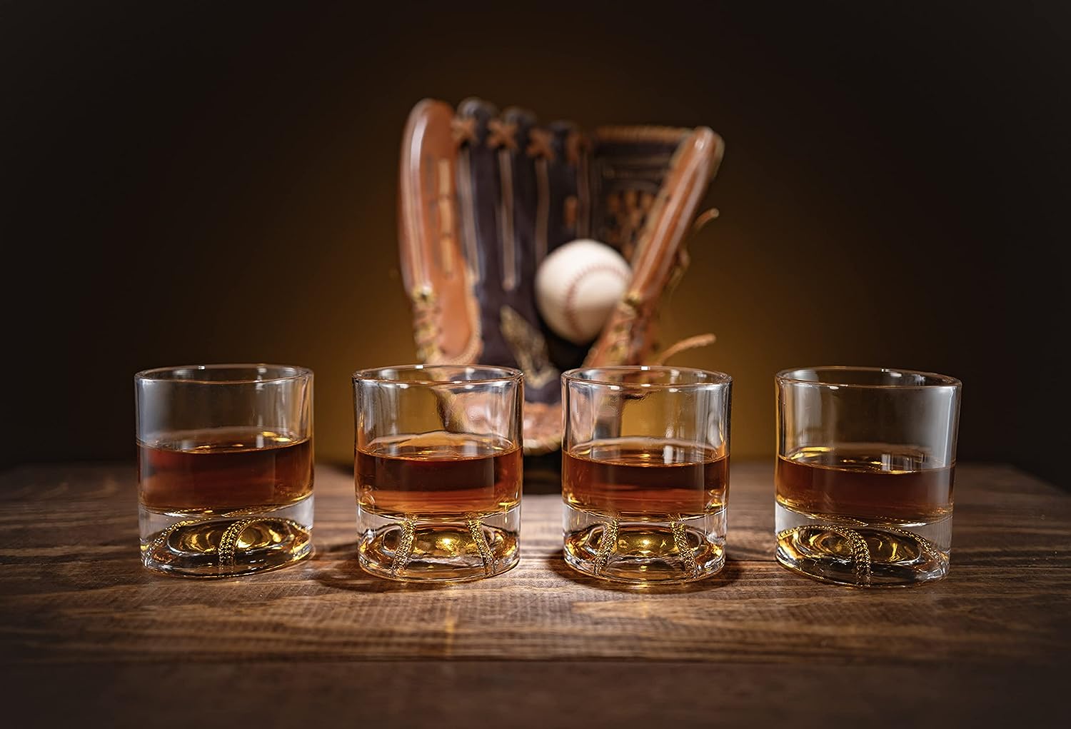 The Wine Savant Baseball Whiskey Glass - 12oz