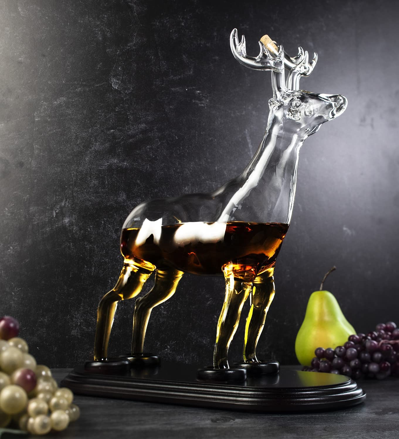 Stag Antler Crystal Decanter - 750ml-1