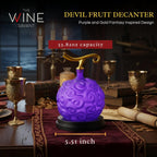 Fruit Whiskey & Wine Decanter, 34 OZ Anime Pirate Devil Colored Barware
