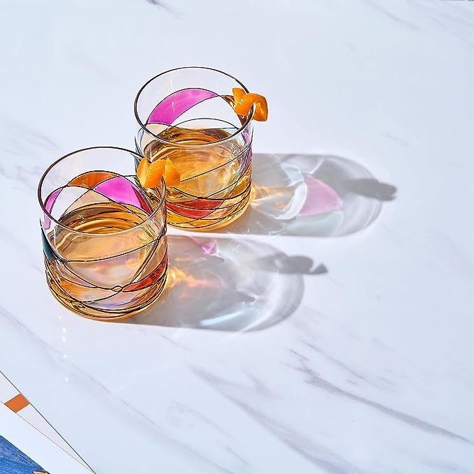 Artisanal Hand Painted Whiskey - 9.6 OZ Glassware-2