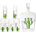 Tequila Decanter Set with Cactus Decanter (Cactus)-0