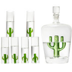 Tequila Decanter Set with Cactus Decanter (Cactus)-0
