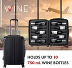 Wine Bottle Suitcase | Holds 10 Standard 750 ML-1