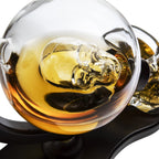 Skull Decanter Set With 2 Skull Shot Glasses-4