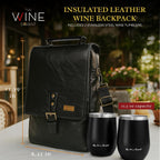 3 Bottle Wine Tote Bag with Tumblers and Opener-1