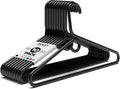 Black Heavy Duty Hangers with Hooks (Carton of 100 Hangers)-0