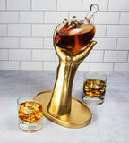 Football Decanter with 2 Football Whiskey & Wine Glasses-2