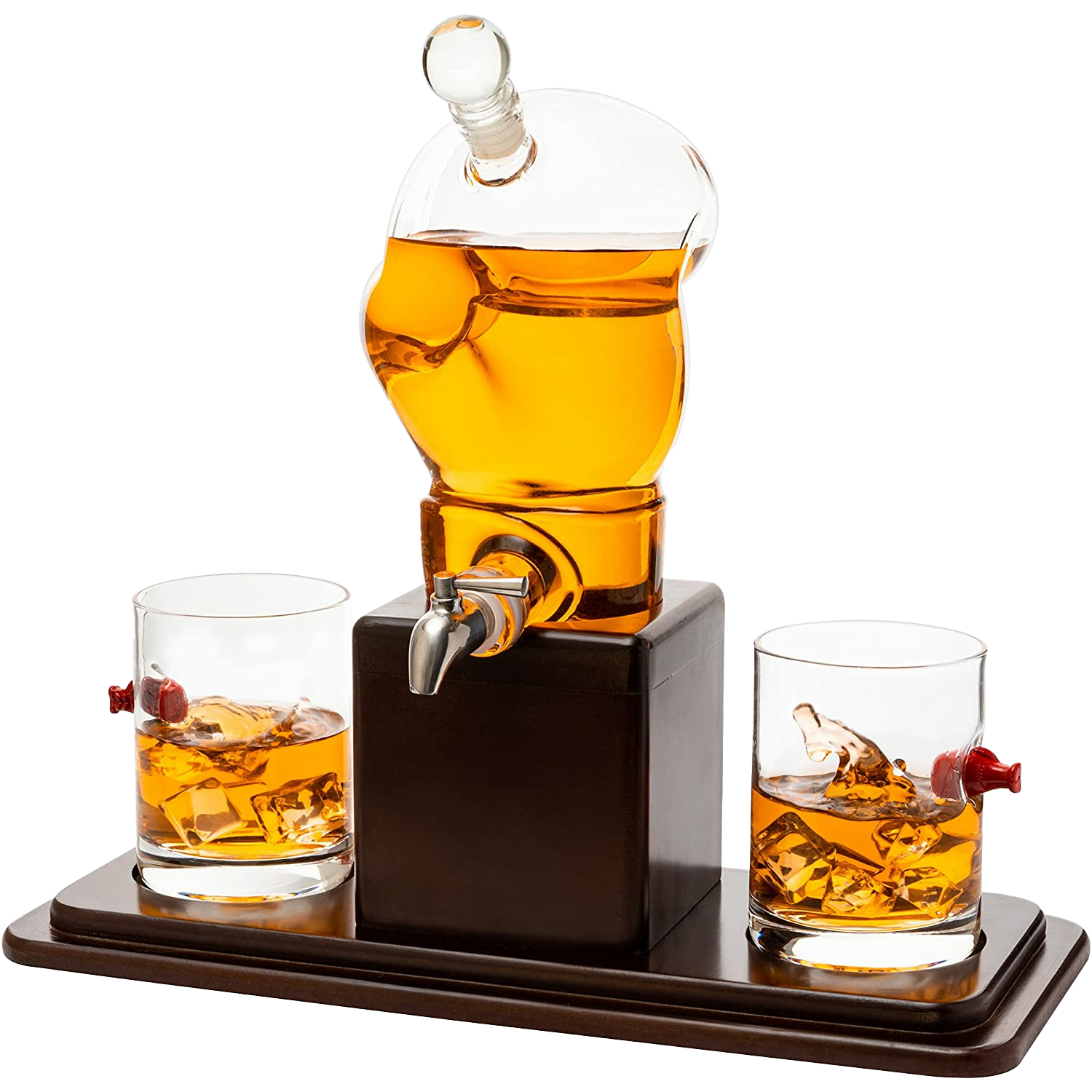 Boxing Glove Wine & Whiskey Decanter Set 750Ml
