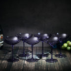 Lavender Champagne Coupes 12oz Set of 6-2