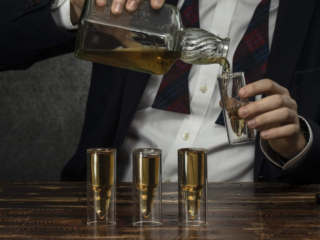 50 Caliber Shot Glasses Set - Set of 4-1