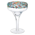 Mexican Margarita Hand Blown Glass - Set of 4 - Large 16oz-0