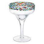 Mexican Margarita Hand Blown Glass - Set of 4 - Large 16oz-0