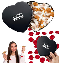 Valentines Day Gift Scotch Whiskey Caramels - Heart Tin-0