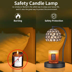 Dimmable Electric Candle Warmer Lamp Digital Timer