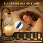Candle Warmer Lamp With Programmable Timer Dimmable