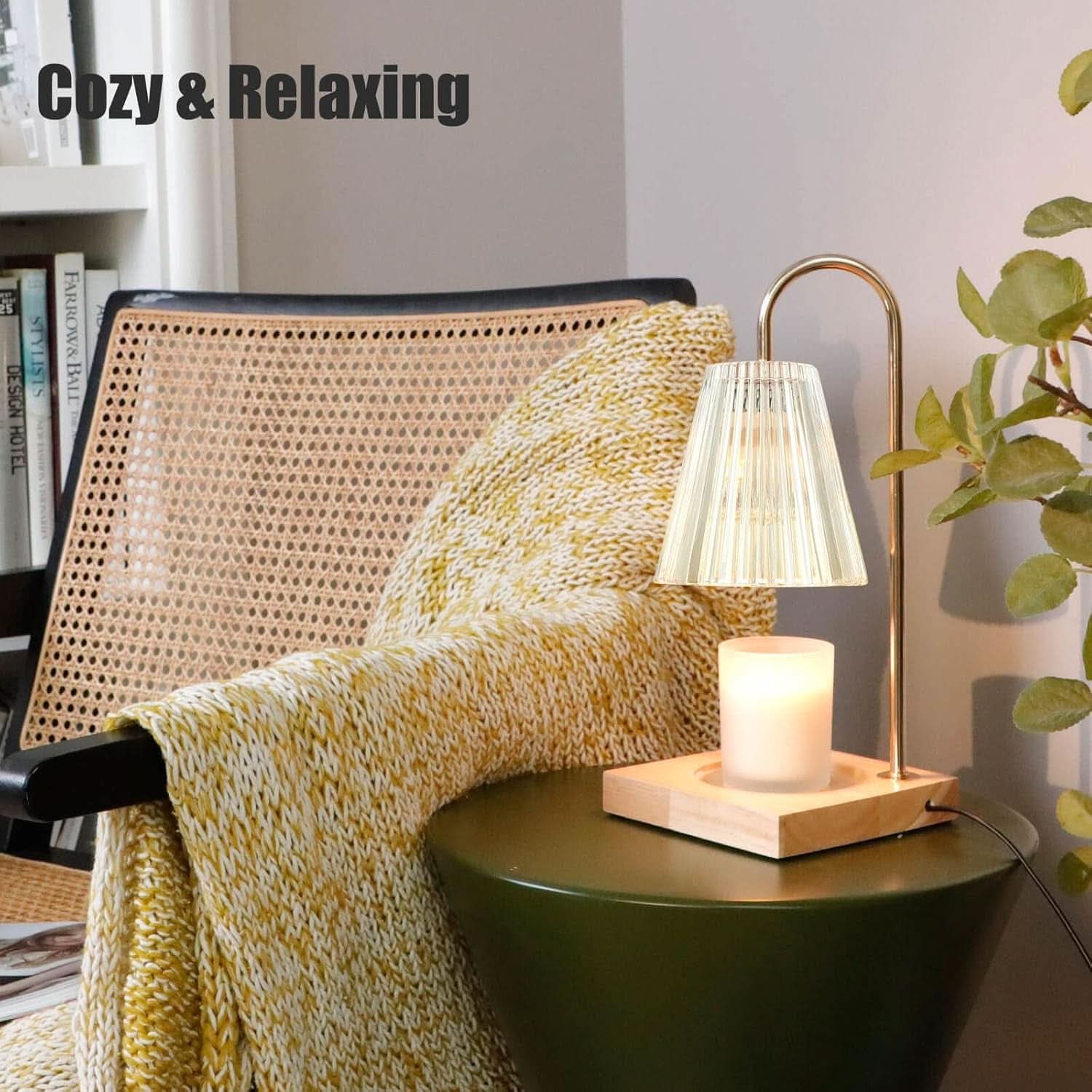 Candle Warmer With Programmable Dimmer Clear Glass