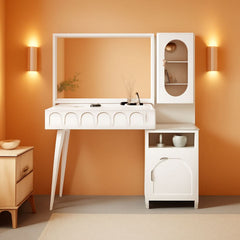 48 Inch Vanity Desk Mirror Adjustable Brightness White-0