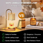 Height Adjustable Candle Warmer Lamp Dimmer Control