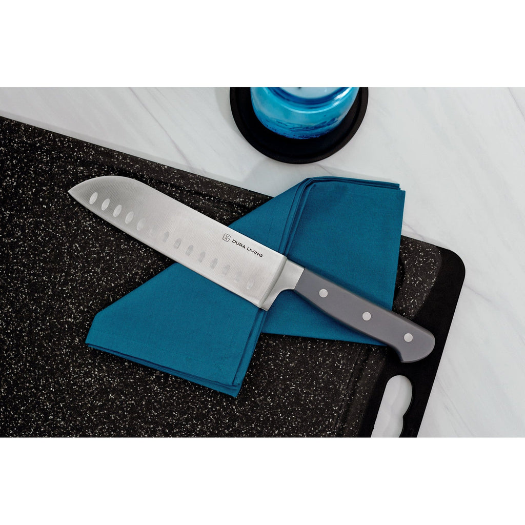 Superior 7 inch Santoku Knife - Gray-1