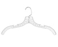 Crystal Clear Hangers 360 Swivel Hook - 100 Pack
