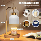 Candle Warmer Lamp With Adjustable Dimmer Brightness