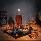 Cryptocurrency Decanter, 450ml Four 12 oz Glasses-2