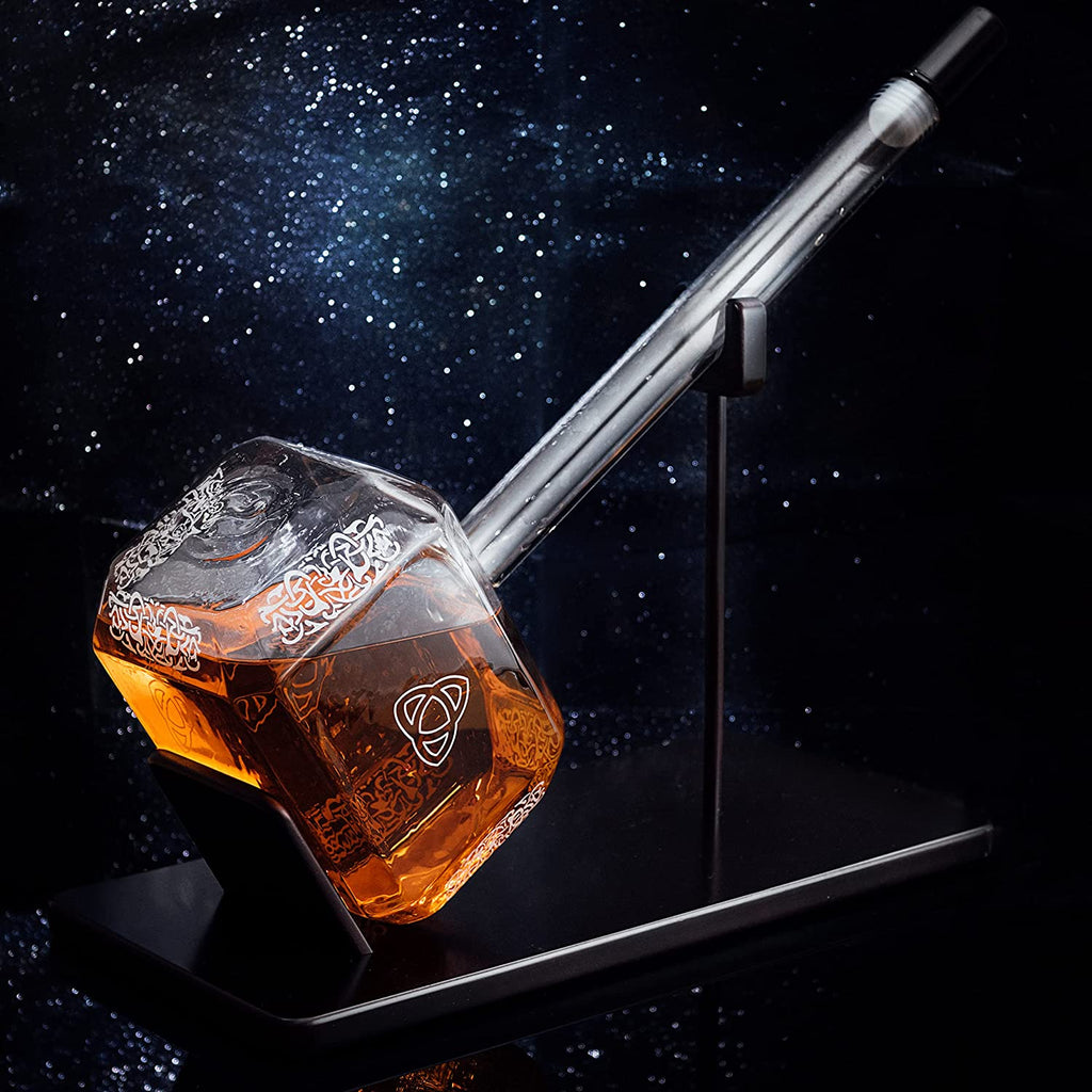 Thors Hammer Whiskey and Wine Decanter 2000ml