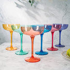 European Style Margarita & Martini Crystal Acrylic Glasses