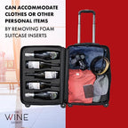 Wine Bottle Suitcase | Holds 10 Standard 750 ML-2