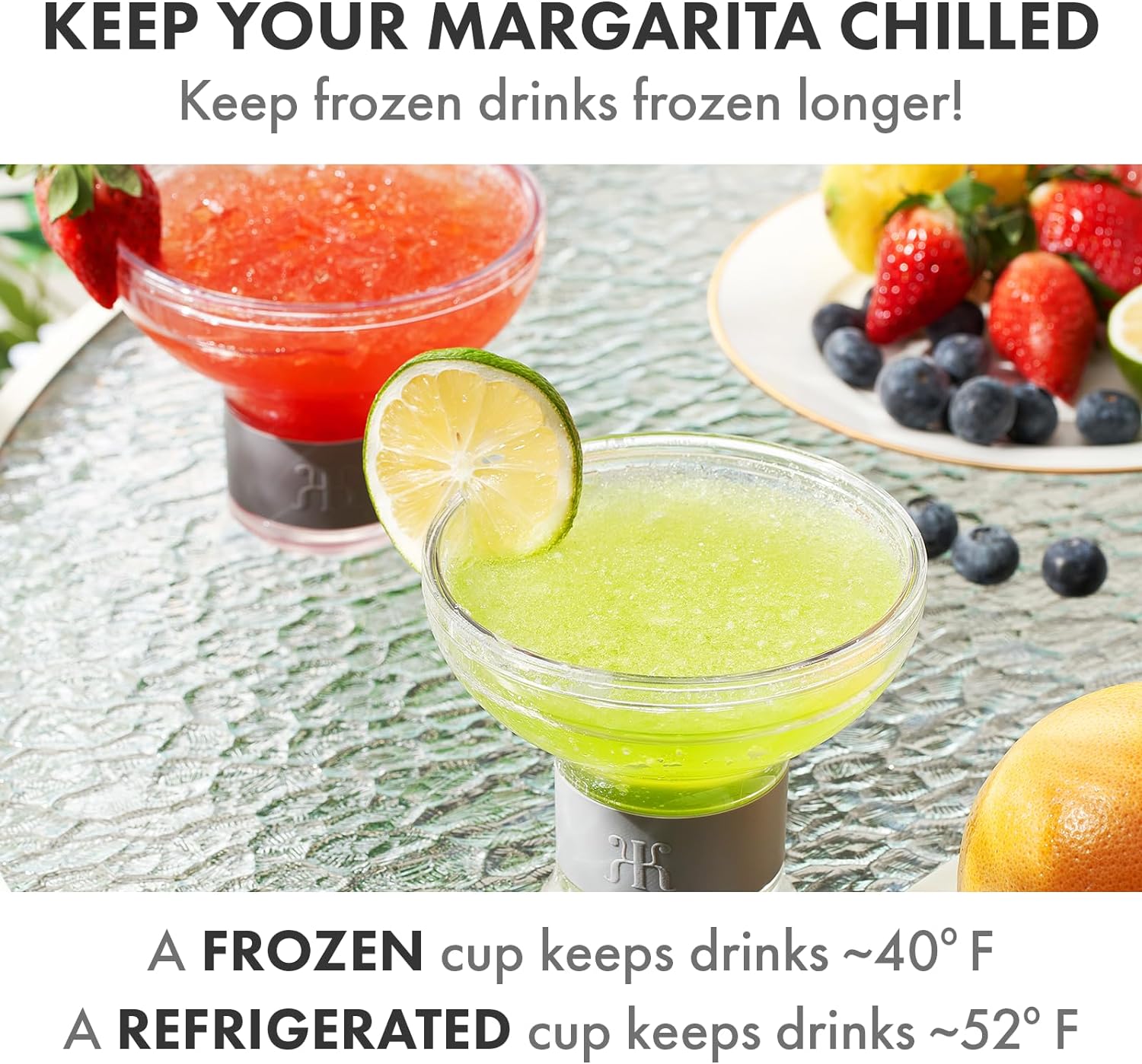 Frozen Margarita & Cocktail Chiller Glasses | Set of 4-1