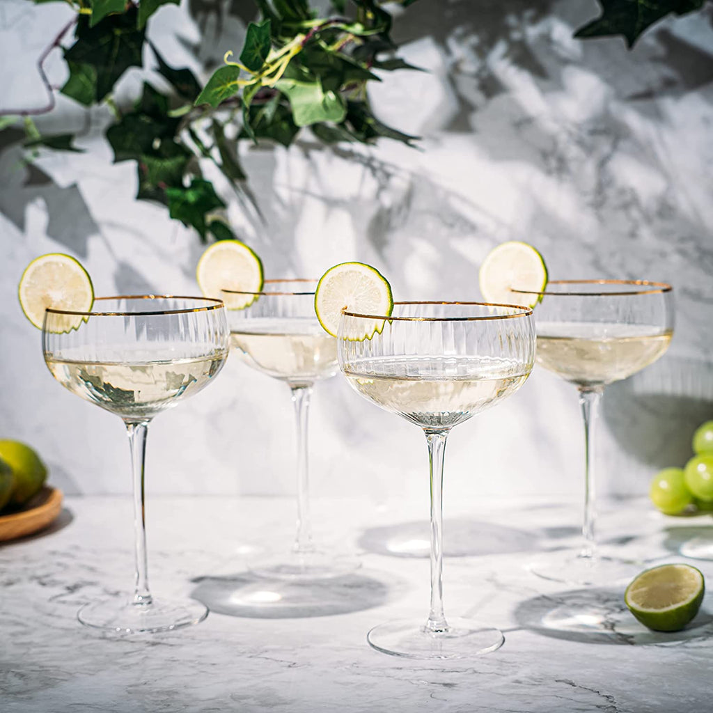 Coupe Cocktail Glasses 7 oz, Set of 4 Classic-1
