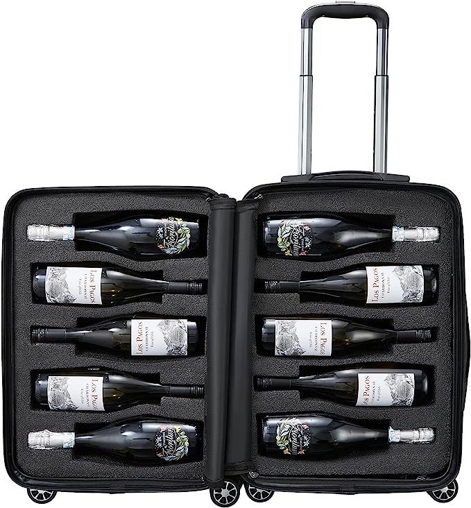 Wine Bottle Suitcase | Holds 10 Standard 750 ML-3