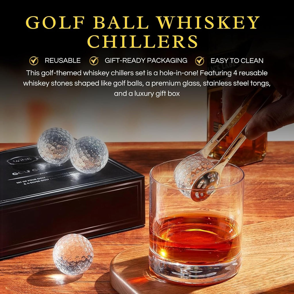 Golf Ball Whiskey Coolers - Pack of 5-4