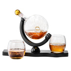 Middle Earth Decanter Set with Gold Ring -0