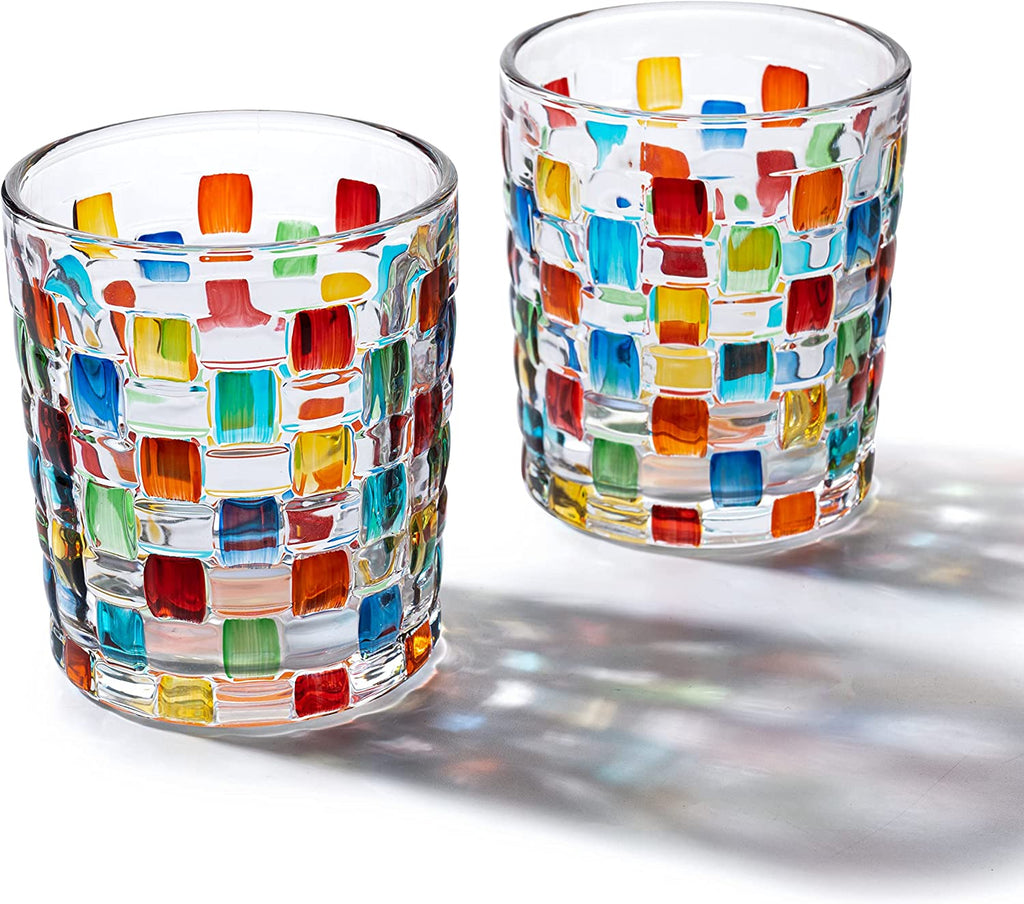 The Wine Savant Artisanal Hand Painted Stained Glass