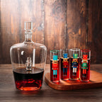Nutcracker Decanter & Glasses, Set of 5-1