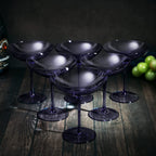 Lavender Champagne Coupes 12oz Set of 6-1