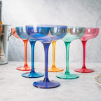 European Style Margarita & Martini Crystal Acrylic Glasses