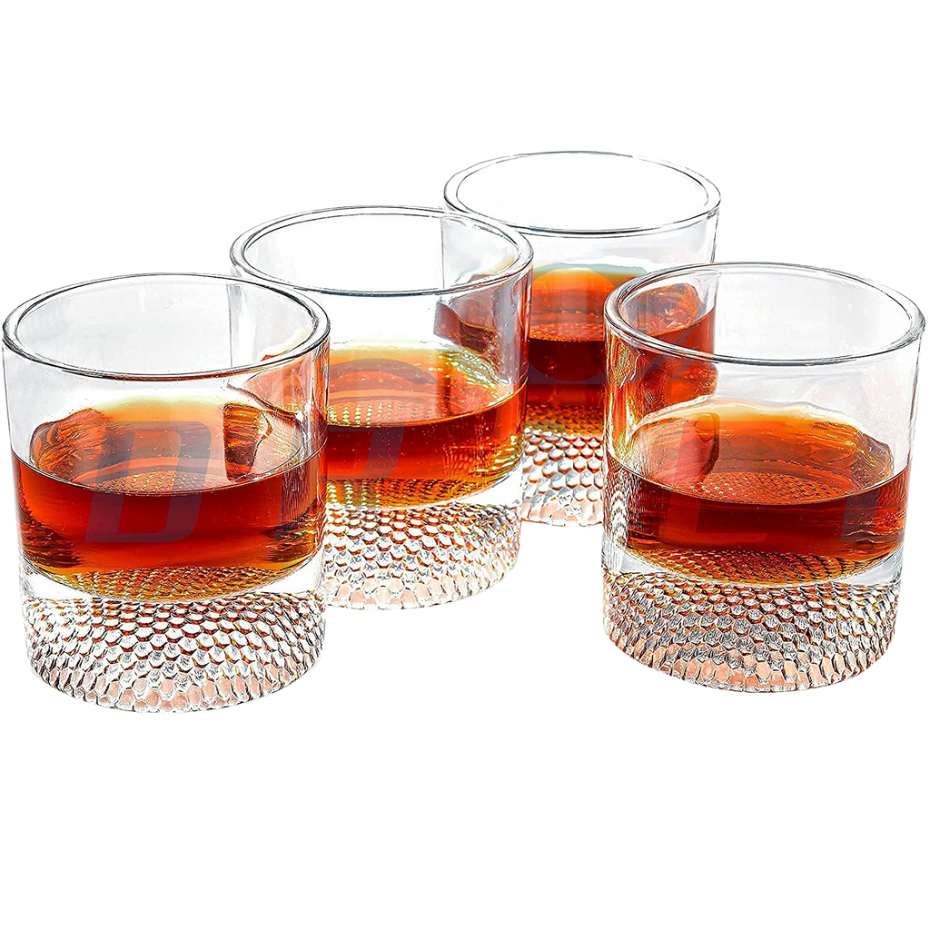The Wine Savant Golf Ball Whiskey Glasses Set (4 pack)-0