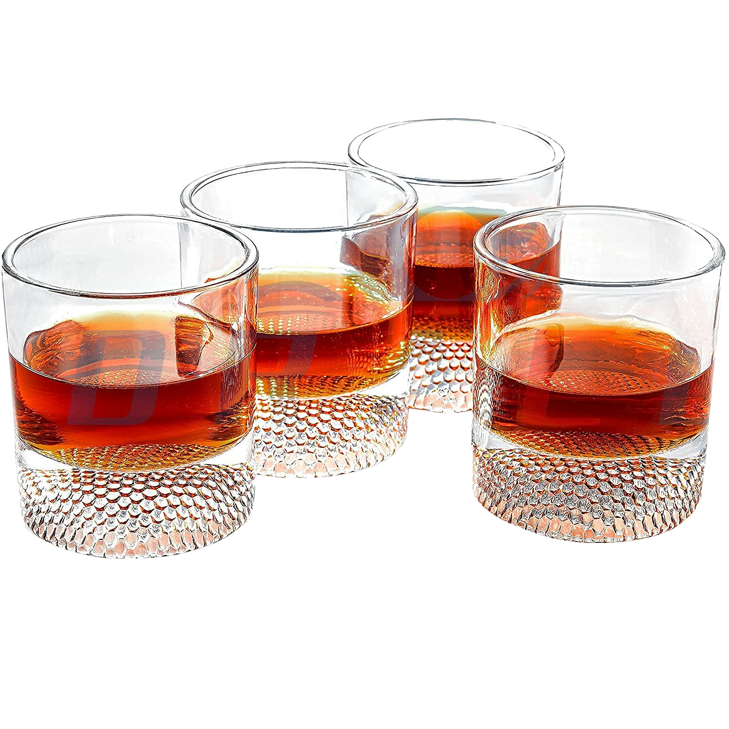 The Wine Savant Golf Ball Whiskey Glasses Set (4 pack)-0