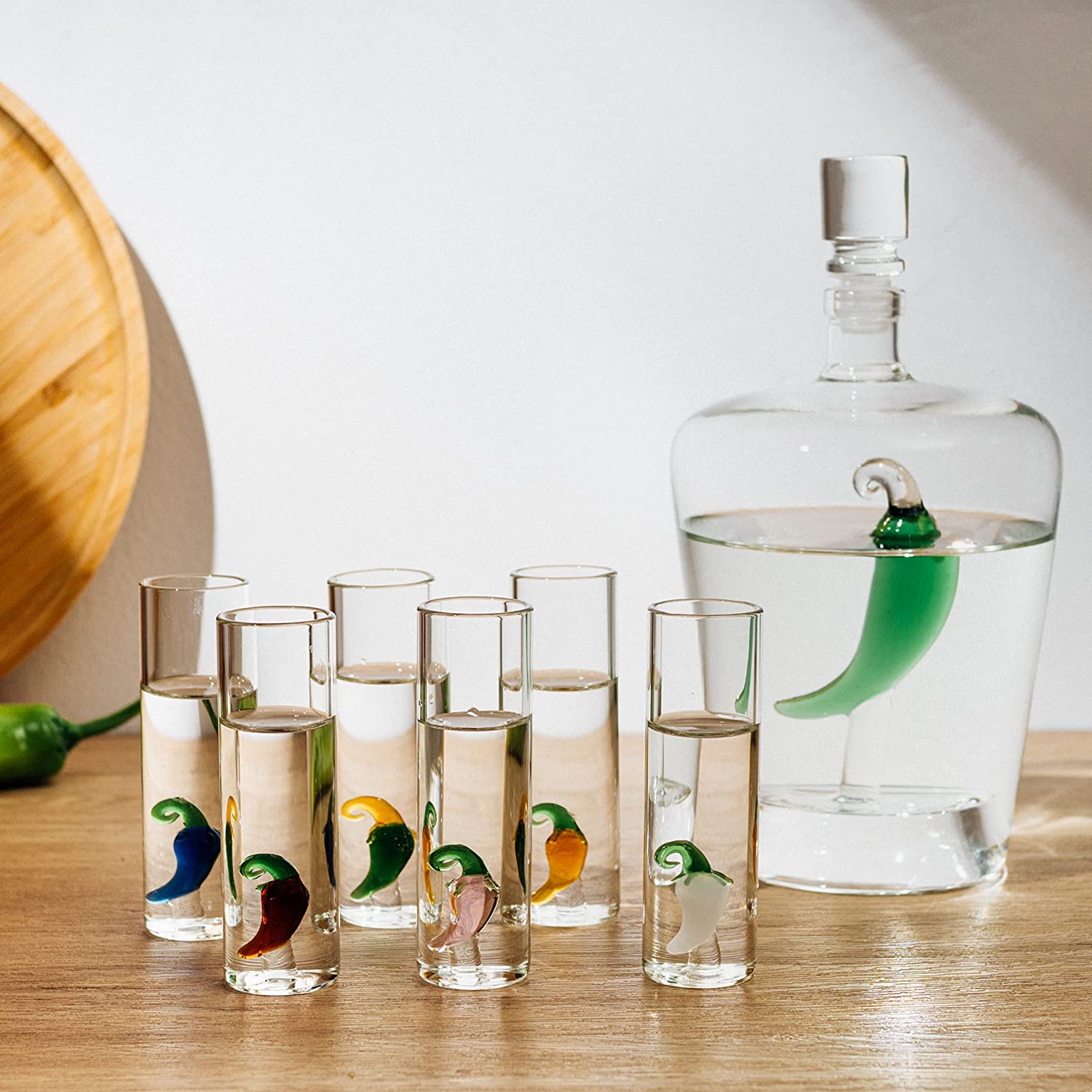 Tequila Decanter Set with Pepper Decanter (Pepper)-2