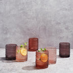 Hobnail Drinking Glasses, Venus Colors Beaded Tumbler | Set of 6-2