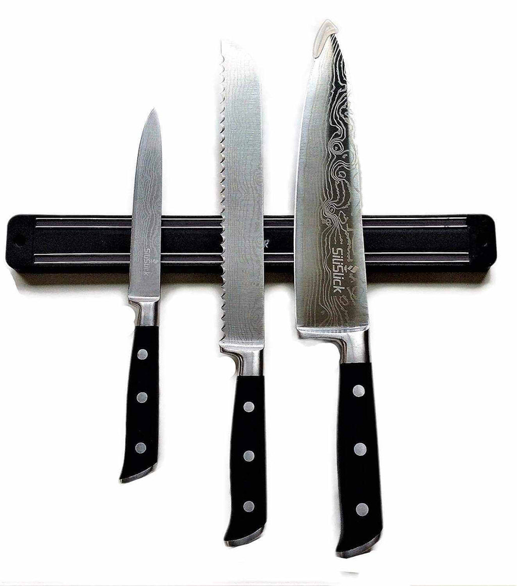 Magnetic Knife/Tool Rack - 3 Black
