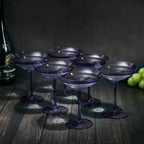 Lavender Champagne Coupes 12oz Set of 6-3