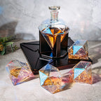 Diamond Iridescent Whiskey and Wine Decanter, 750ml-1