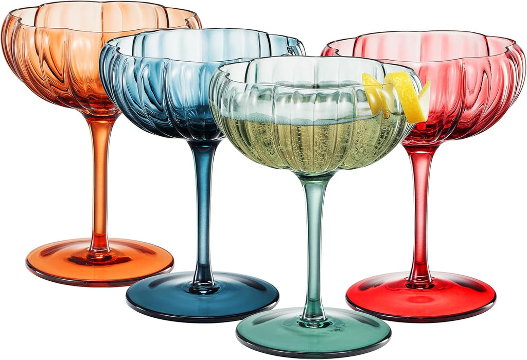Khen Flower Modern Wavy Glass Coupes Martini-2